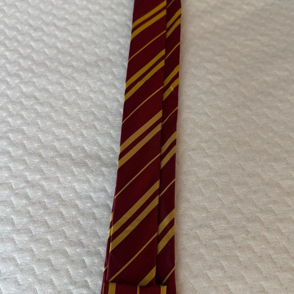 Harry Potter Gryffindor Tie & Headband Costume Cosplay Unisex Red Yellow 1 Size